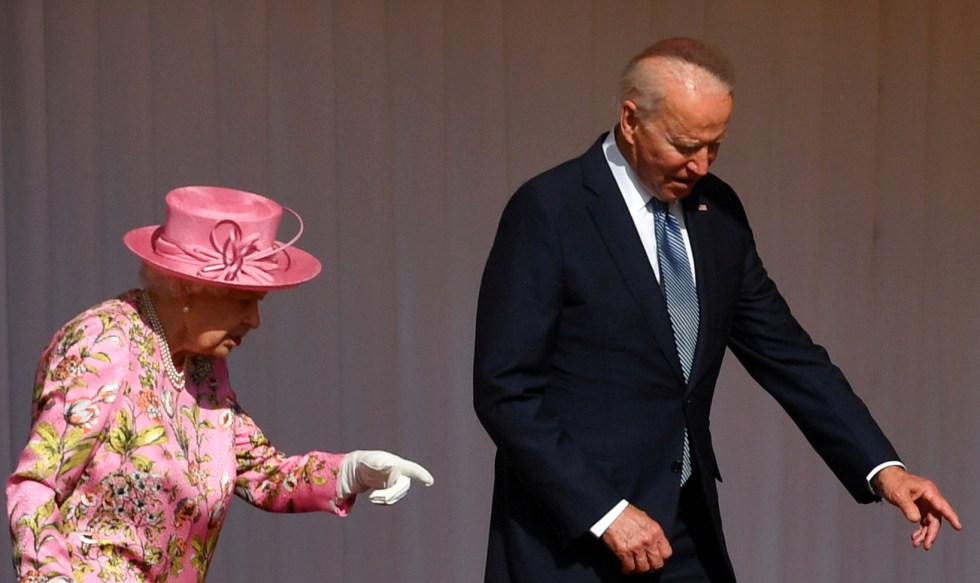 Biden queen Elizabeth mother