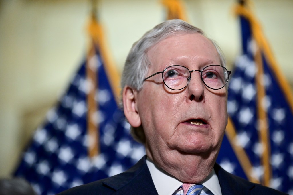 McConnell tied WWII-era isolationism to current day global tensions in a warning against abandoning allies in Ukraine and the Indo-Pacific.