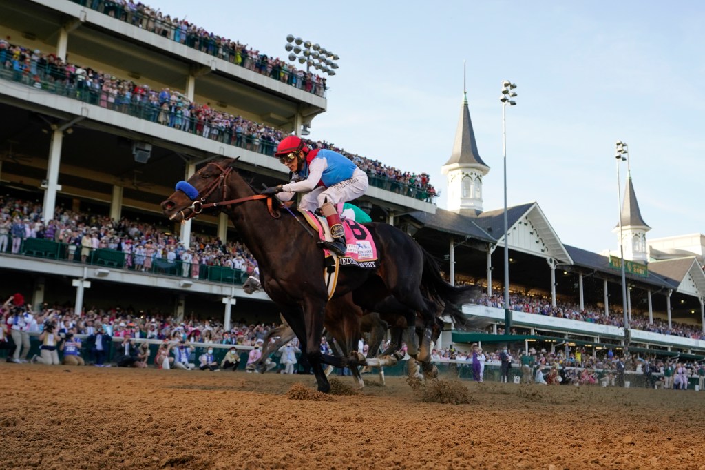 Kentucky Derby winner Medina Spirit collapsed and died after a workout Monday at Santa Anita. The 3-year-old colt was trained by Bob Baffert.