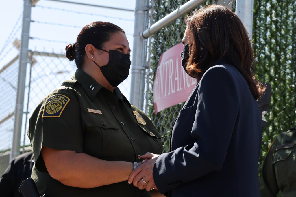Kamala Harris visits border