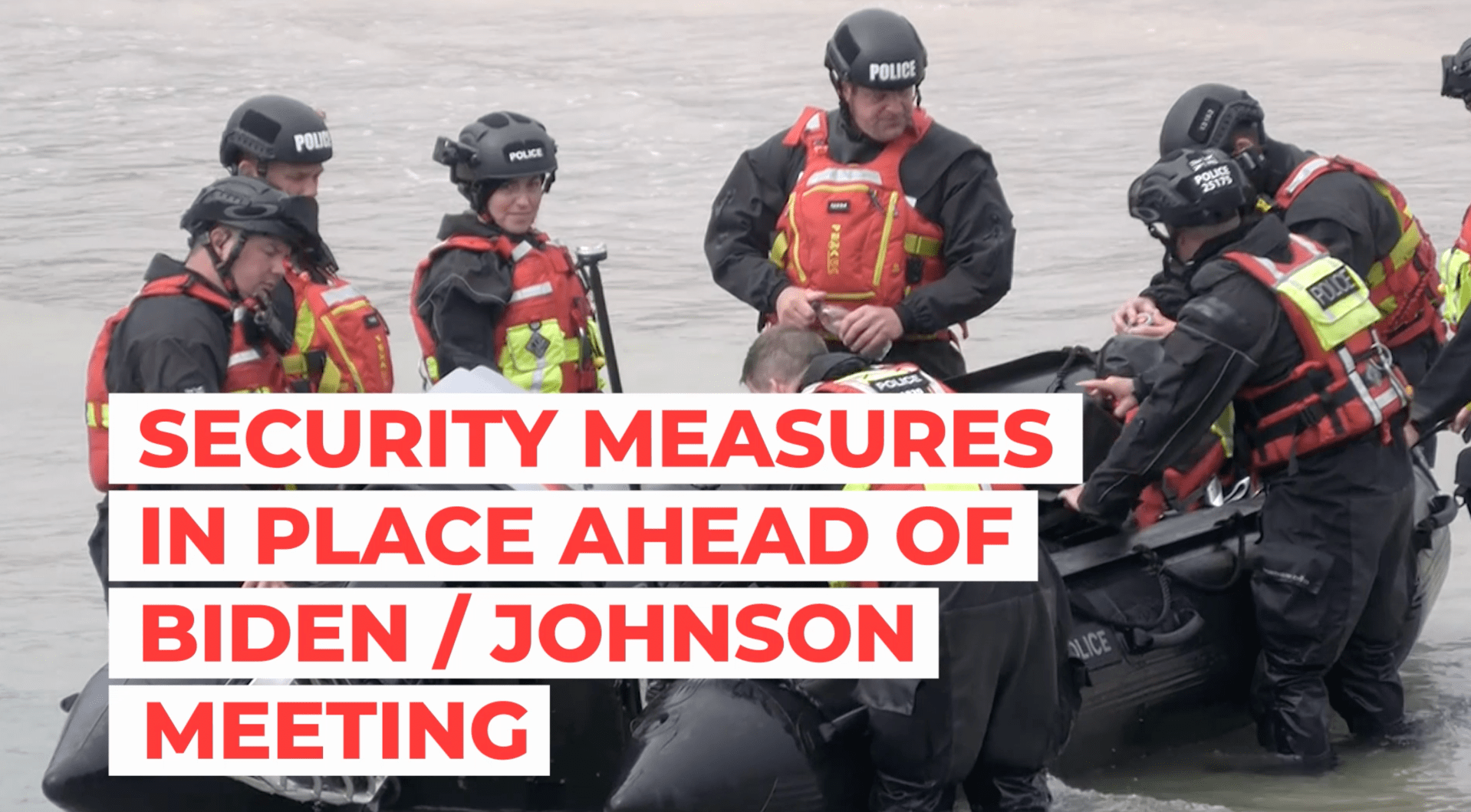 Security measures Biden Johnson