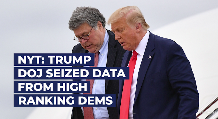 trump doj democrat data seize