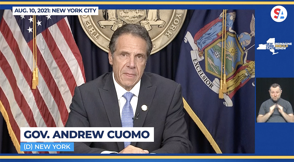 New York Governor Cuomo Steps Down In Response To Sexual Harassment ...