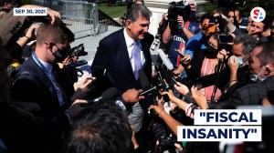 Senator Joe Manchin (D-WV) likened Democrats' $3.5 trillion spending proposal to "fiscal insanity."