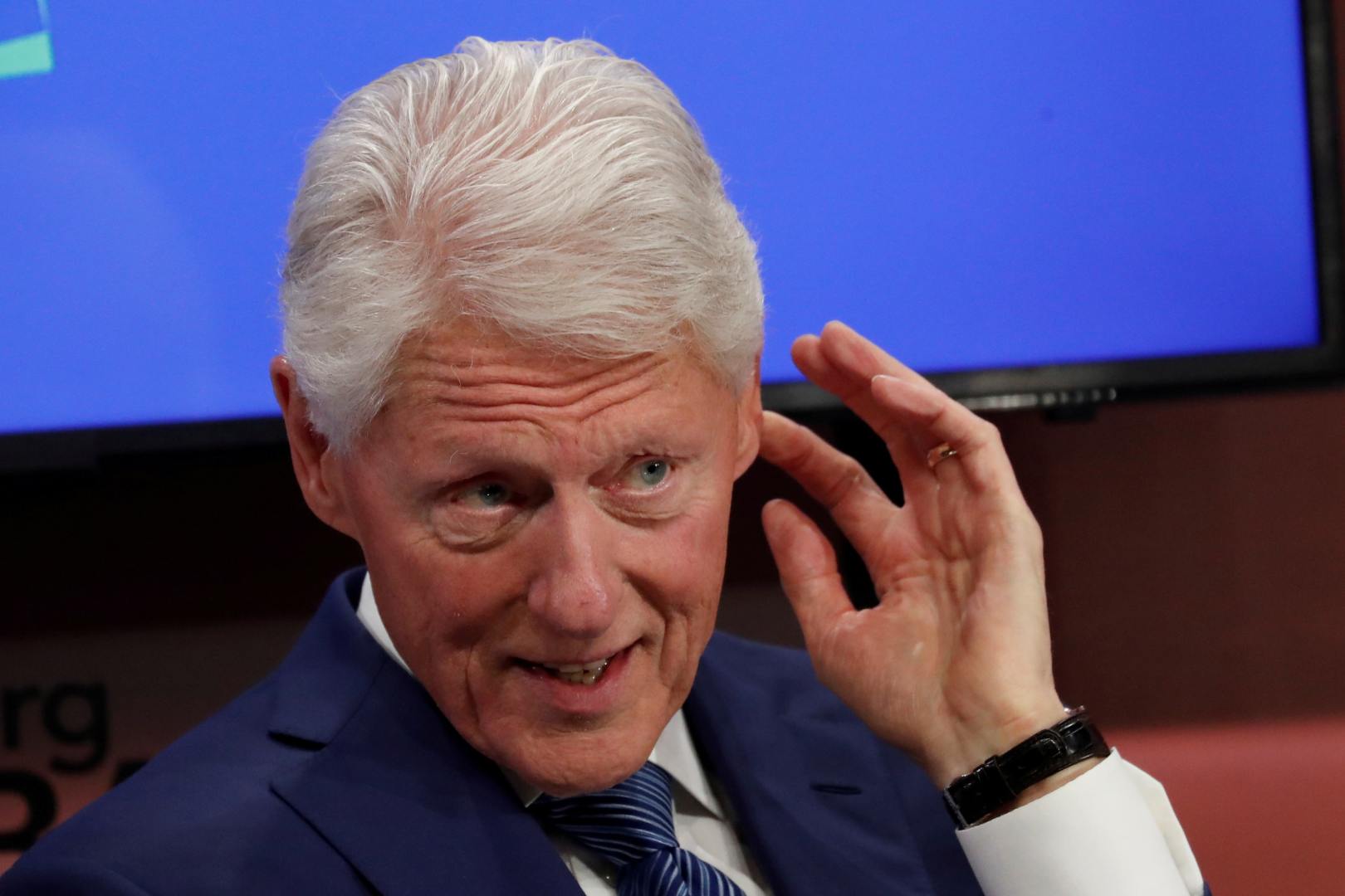 Bill Clinton was hospitalized with an infection.