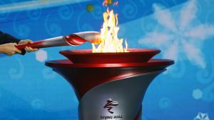 Human rights groups called for a Beijing Olympics boycott Tuesday.