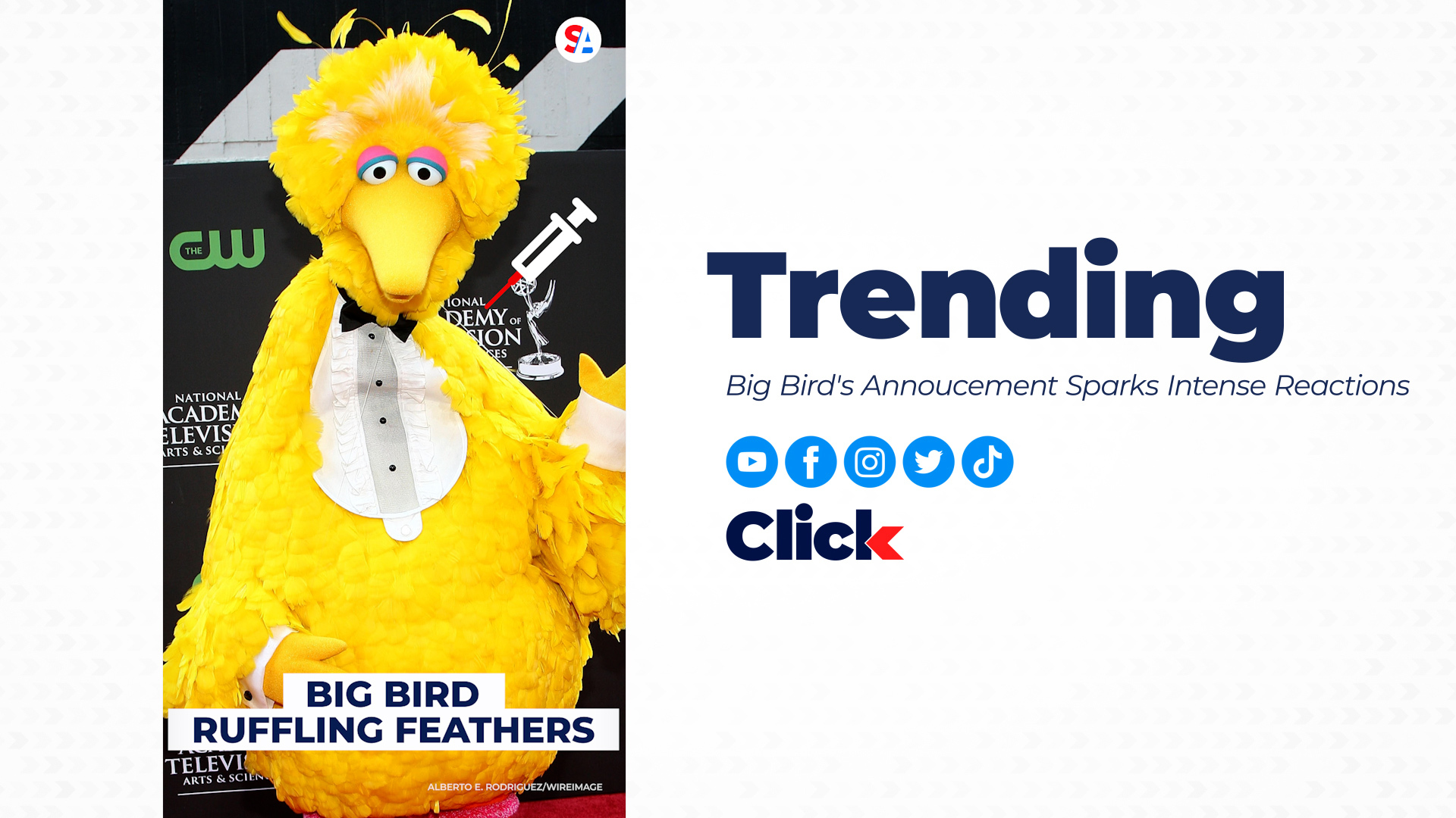 Big Bird sparked controversy after he announced he had been “vaccinated” against COVID-19 on Twitter over the weekend.