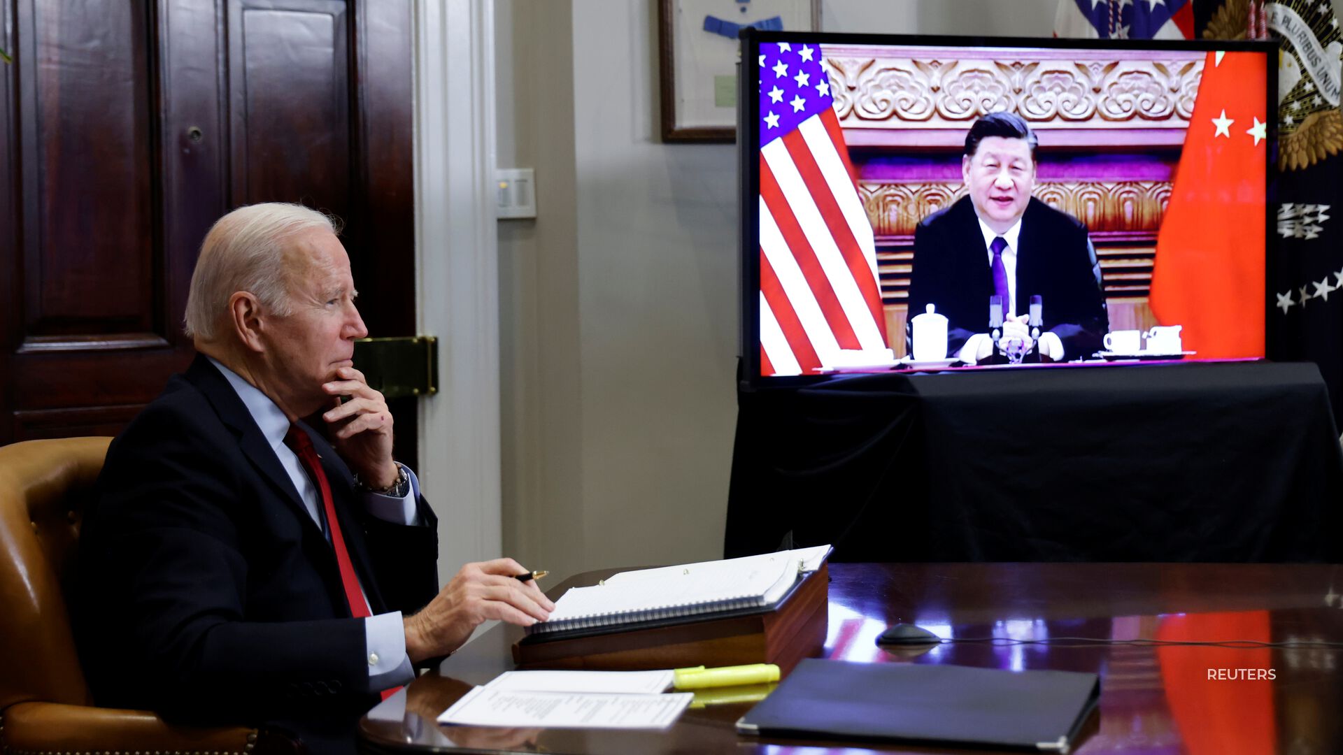President Biden held a meeting with Xi Jinping