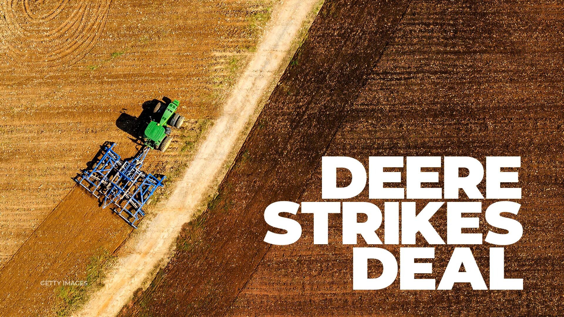 John Deere, workers union work out deal, ending monthlong strike