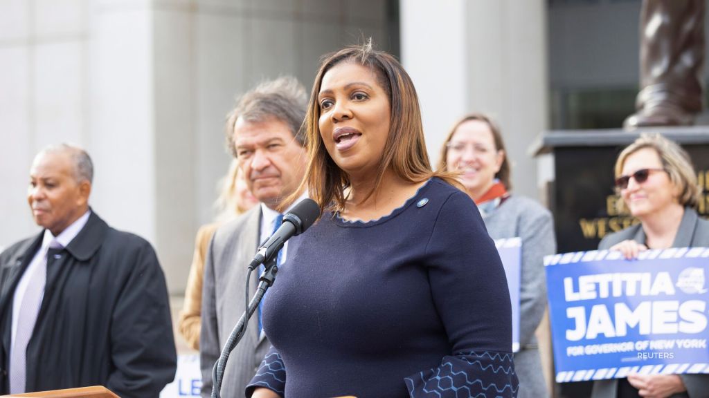 Letitia James filed a motion to compel testimony from former President Trump and two of his kids.