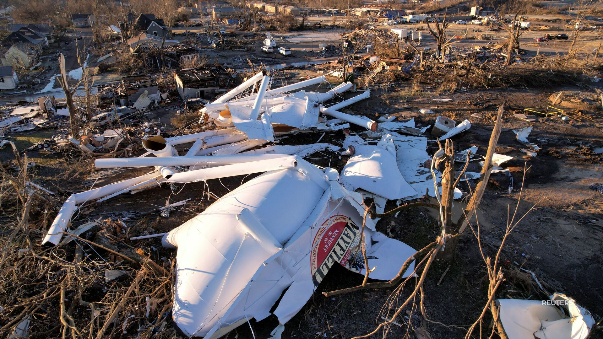 Dozens were killed by tornadoes in Kentucky and five other states.
