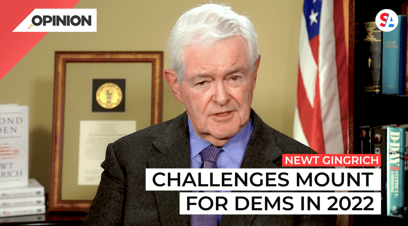 Newt Gingrich outlines the hurdles the Democrats face in 2022.