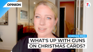 Jordan Reid weighs in on guns and Christmas cards.