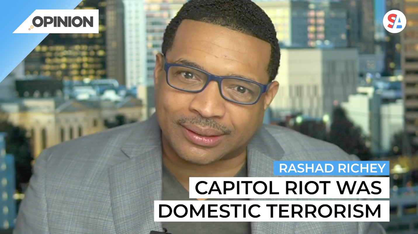 Rashad Richey says capitol riots were an act of domestic terrorism.