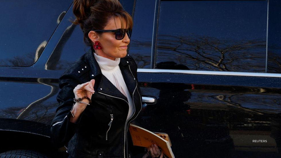 A judge on Monday threw out Sarah Palin's lawsuit accusing the New York Times of defamation by incorrectly linking her in an editorial.