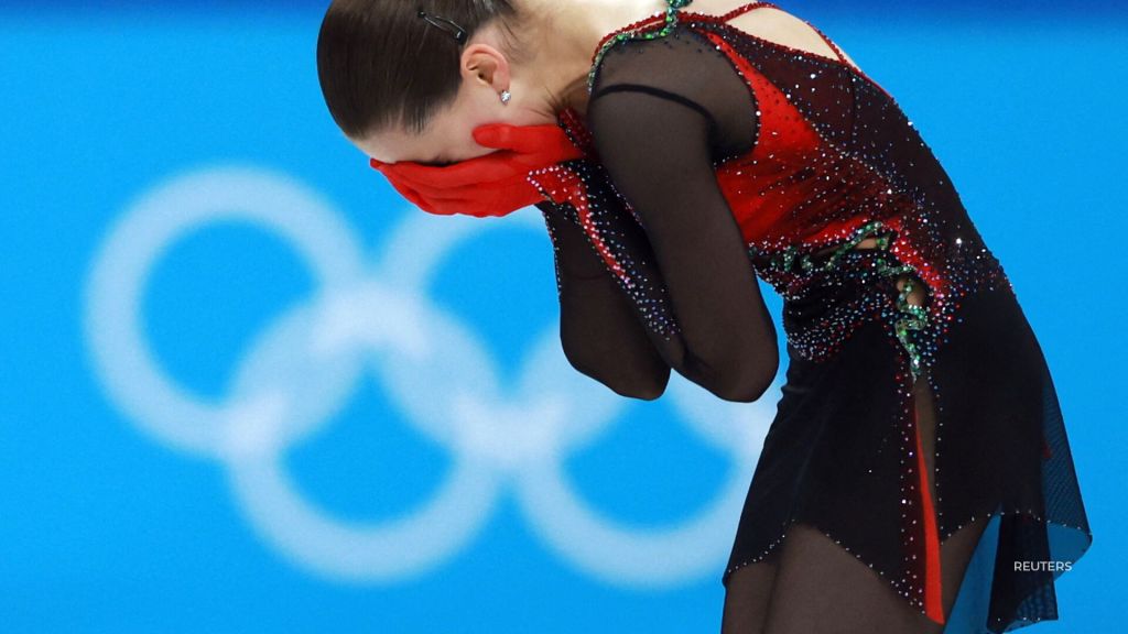Figure skater Kamila Valieva, the Russian Olympic Committee's heavy favorite to win individual gold, fell multiple times and did not medal.