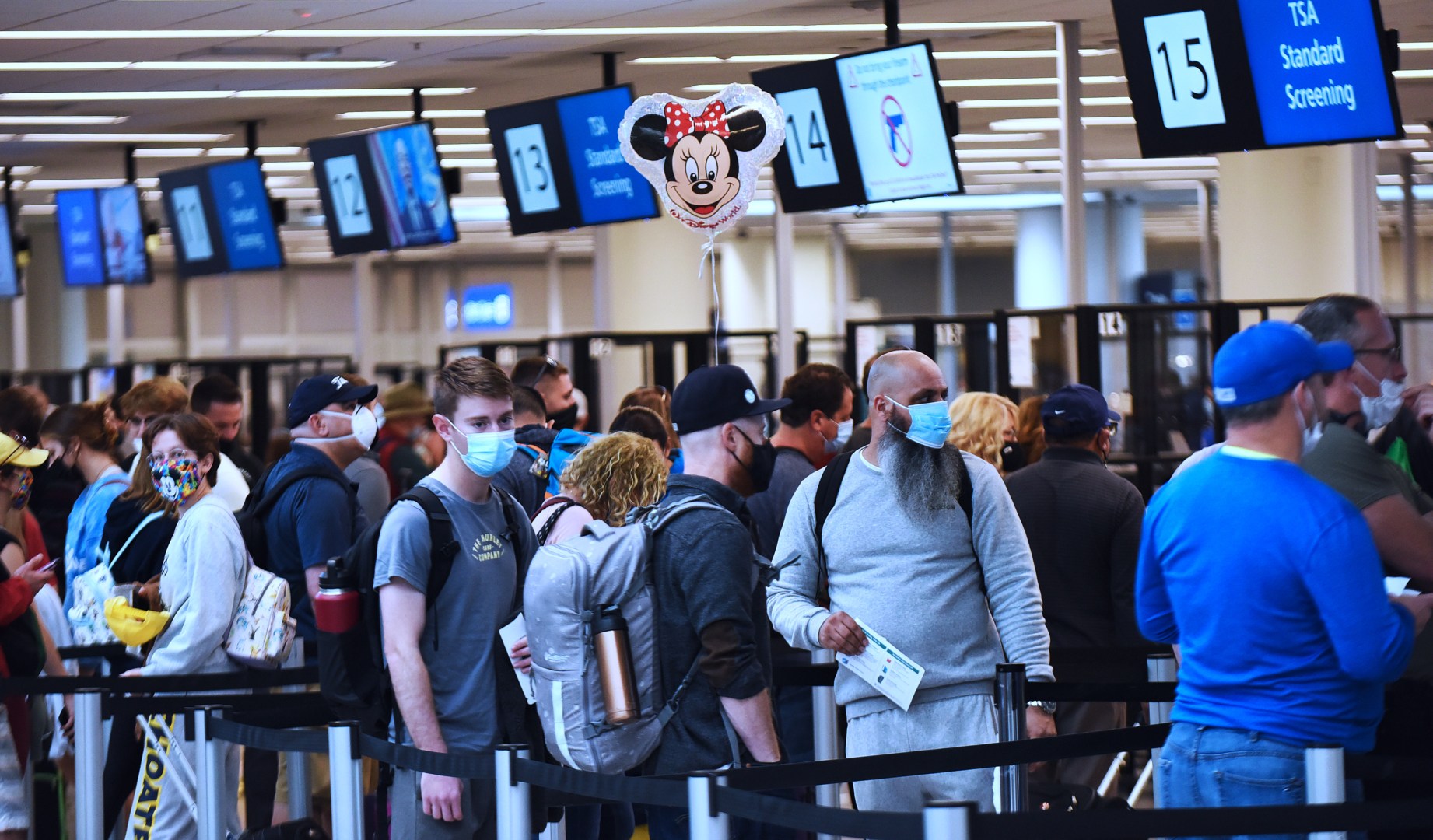 The TSA said it would extend its mask mandate for planes, buses, trains and transit hubs for one month to April 18, 2022.