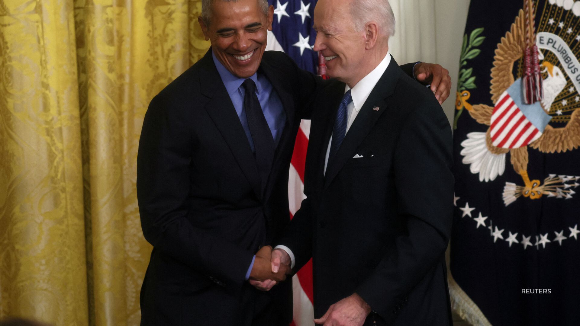 Biden extended the student loan moratorium as Obama made his White House return.