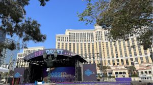 The NFL draft is set to begin in Las Vegas.