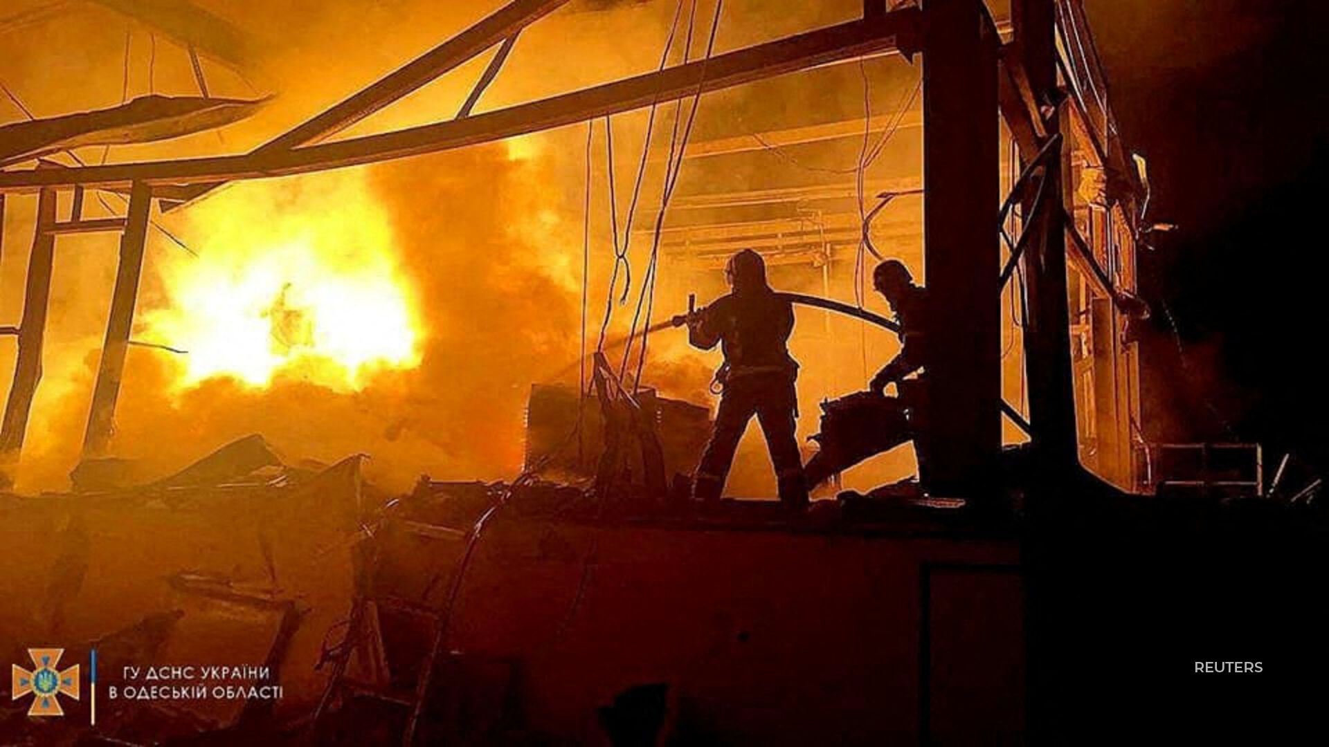 Russia launched an attack on the largest port in Ukraine.