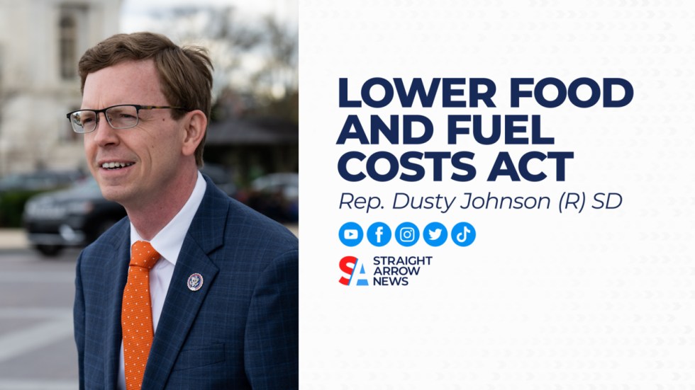 Rep. Dusty Johnson, R-S.D., has voted for multiple bills in Congress designed to help lower record-high inflation plaguing Americans.