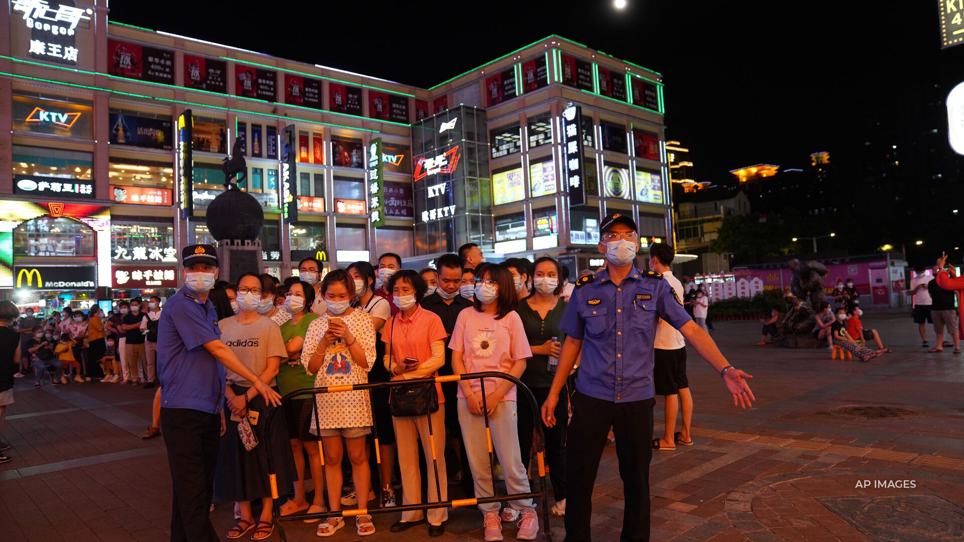 A Chinese district government is apologizing for COVID-19 quarantine break-ins.