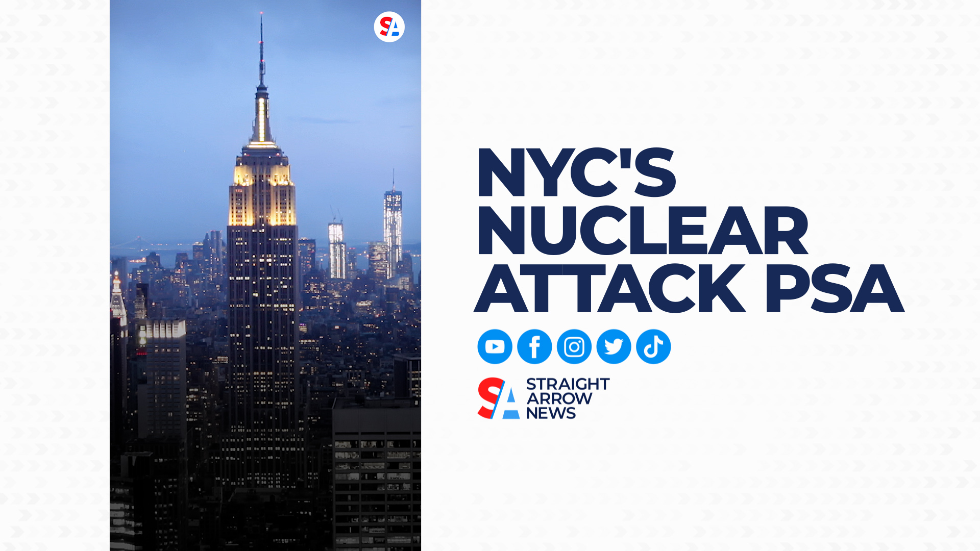 New York City's emergency management department released a PSA advising citizens on what to do in the event of a nuclear attack.