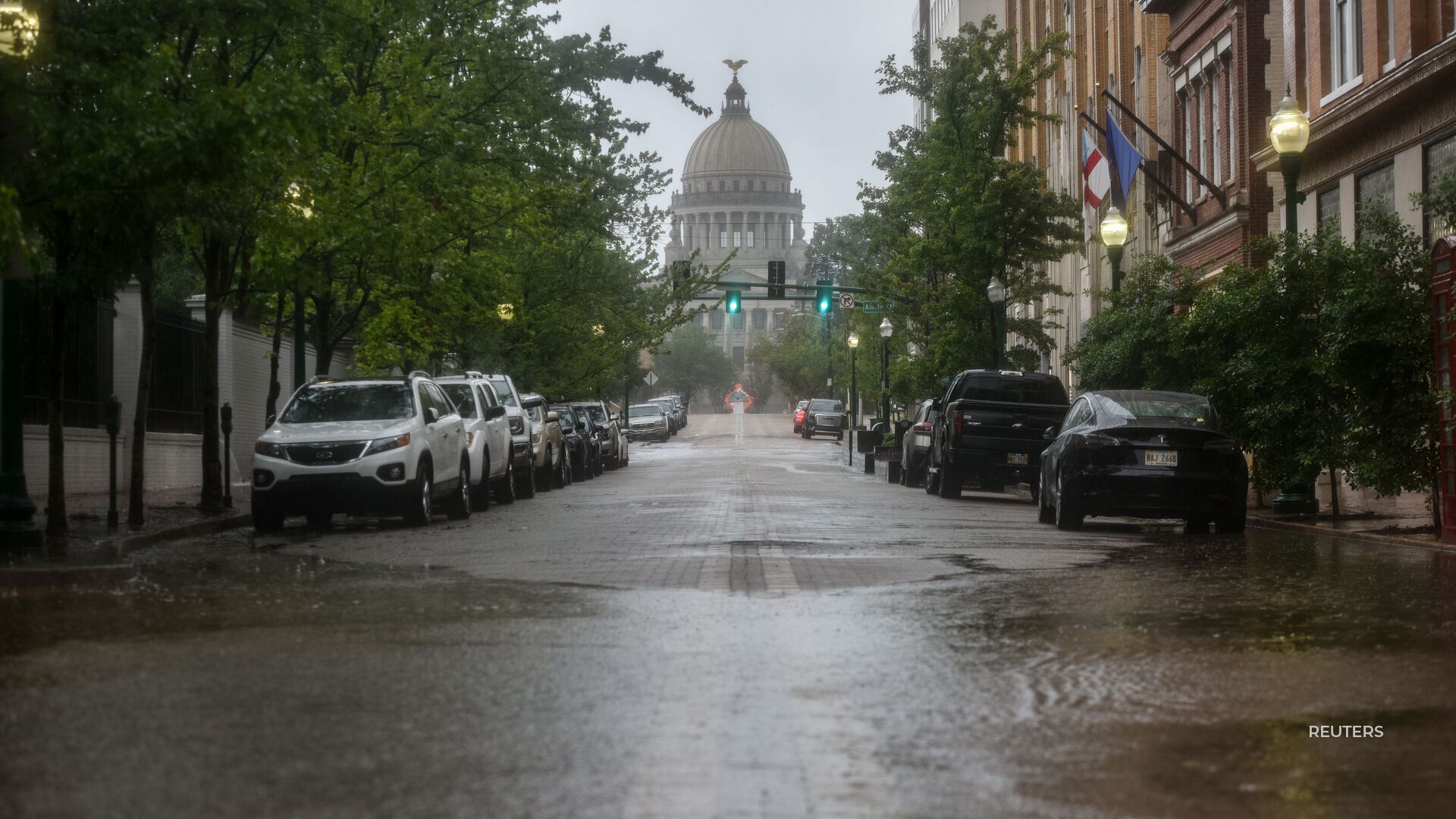 Mississippi is the latest state to see record floods sweep across the region after the same storm system dumped a deadly amount of rain in Dallas.