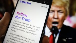 Truth Social, the social media site launched by former President Donald Trump, appears to be facing some financial troubles.