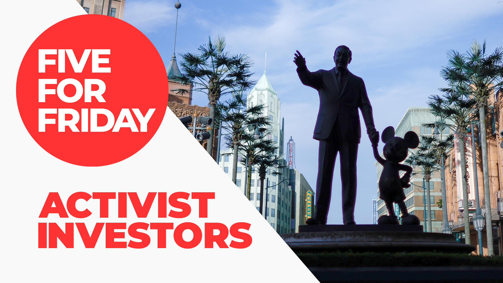 When activist investors take a major stake in a firm, things are bound to get rocky. We have five companies facing activist investors.