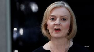 British Prime Minister Liz Truss has arrived in the U.S., the Myanmar government attacks a school, and officials investigate migrant flights.