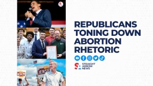 A number of Republican Party nominees in 2022 are toning down their messaging on the issue of abortion just weeks before the midterms.