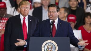 Former President Donald Trump took aim at two of his onetime Republican allies, Florida Gov. Ron DeSantis and Virginia Gov. Glen Youngkin.