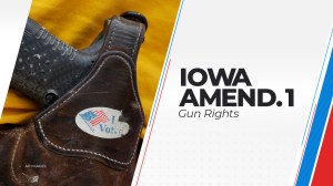 Iowa voters approved an amendment to the state constitution that confirms a citizen’s right to bear arms.