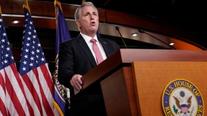 Rep. Kevin McCarthy said if he becomes House Speaker he will remove Reps. Omar, Schiff, and Swalwell from their committee assignments.