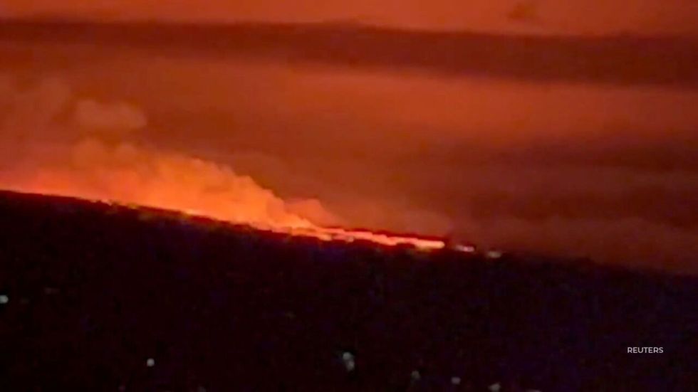 The world's largest active-volcano, Mauna Loa, is erupting in Hawaii, for the first time in nearly forty years.