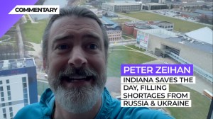 The U.S. usually relies on Russia and Ukraine to provide "pig iron" for steel production, but the state of Indiana is coming to the rescue.