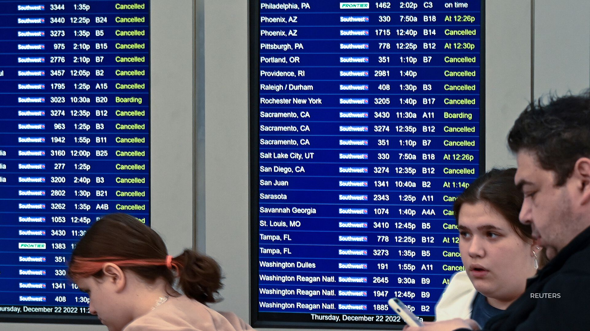 With FAA Outage Explained More Flight Disruptions Could Be Ahead   FeaturedImage 1674236605211 AIRPORT FLIGHT DELAYS AND CANCELLATIONS BOARD REUTERS 3 