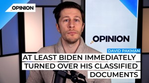 The big difference is President Biden didn't know he had classified documents in his possession and former President Donald Trump did.