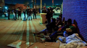 Border Patrol and police cleaned up hundreds of migrants camped out in downtown El Paso, just days before President Biden arrives.