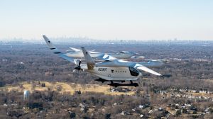 Blade Urban Air Mobility and BETA Technologies announced Tuesday that they successfully tested the first electric air taxi in the NYC area.