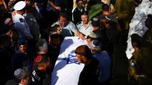 A Palestinian gunman killed two Israeli settlers. In response, dozens of Israelis invaded the town where the deadly shooting took place.
