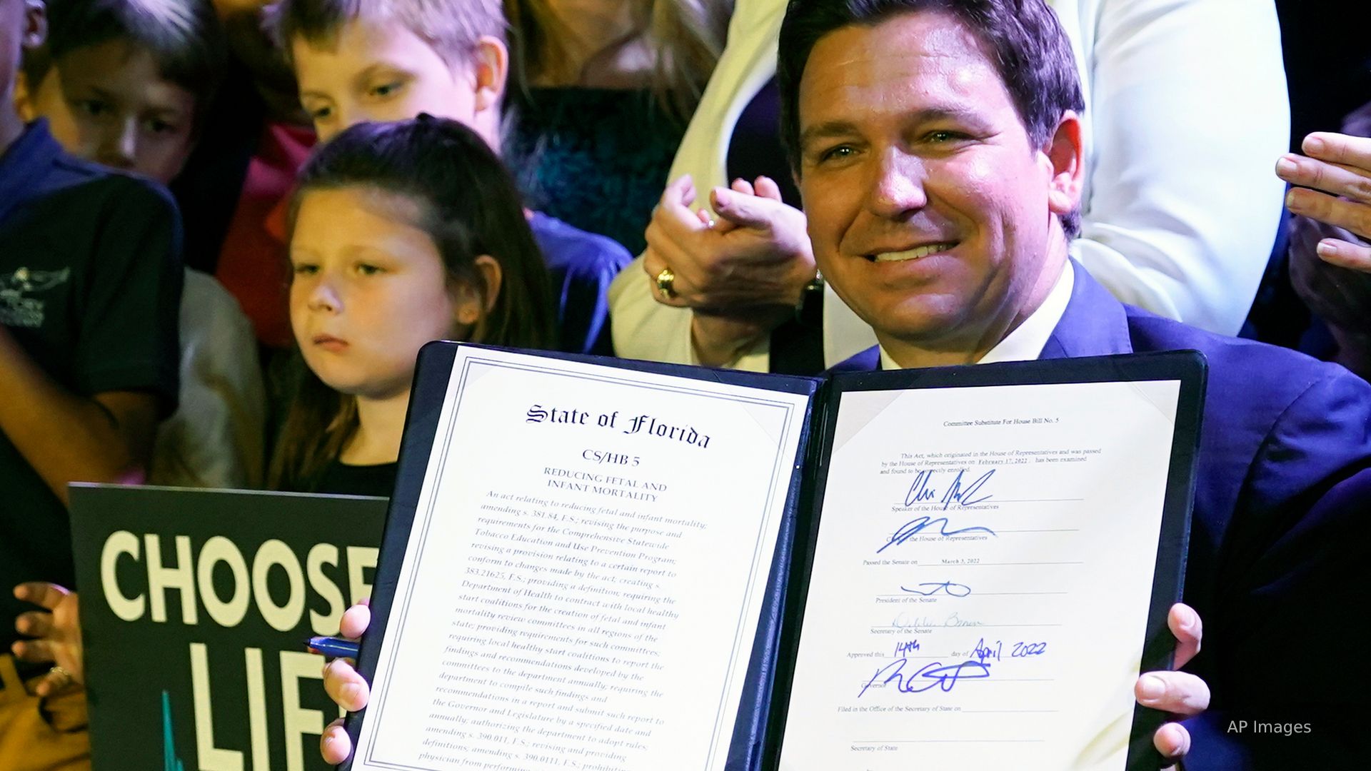 "The Heartbeat Protection Act" has been signed into law by Florida governor Ron DeSantis. It bans abortions after six-weeks of pregnancy.