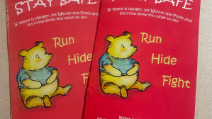 Parents and teachers in Texas are voicing concerns after students received Winnie-the-Pooh books advising them on active shooter situations.