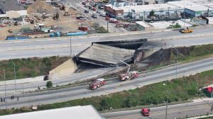 The Philadelphia commuters who typically take Interstate 95 to work faced a slower commute after a portion of I-95 collapsed.