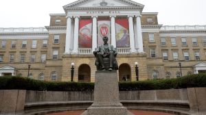 A vote on funding for the University of Wisconsin was suspended as Republicans looked to defund the university's diversity programs.