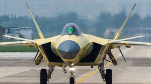 New video out of China shows what appears to be a J-20 stealth fighter with two new WS-15 jet engines installed.