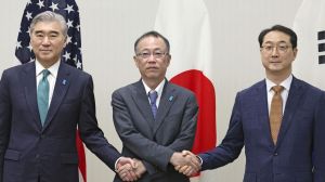 Senior officials from the U.S., Japan and South Korea met earlier today to discuss ongoing threats from North Korea.