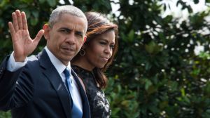 An armed man, who was making threats against the Obama family, has been arrested near the former president’s home.