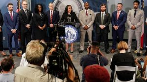 Fulton County District Attorney Fani Willis announced an indictment that included 41 charges and named former President Trump.